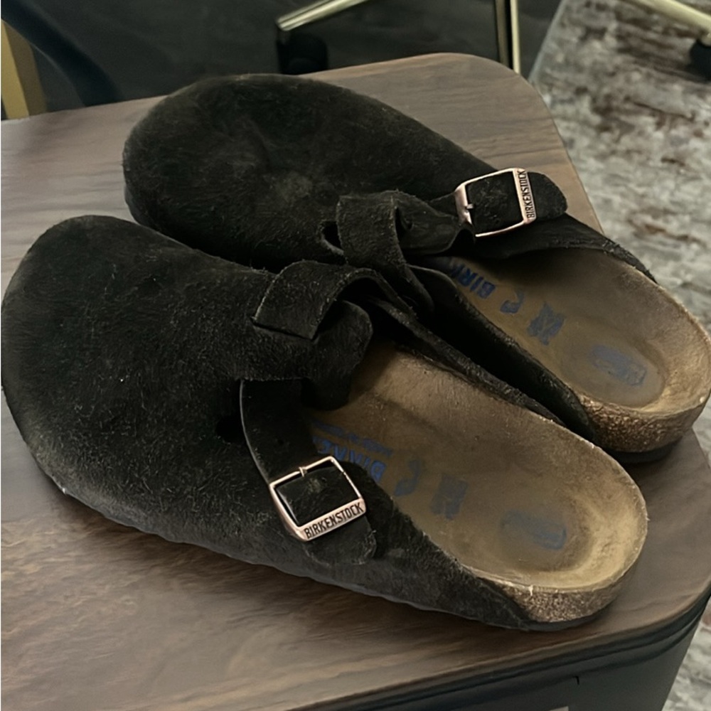 Birkenstock Chocolate Brown Boston Clogs Size 7